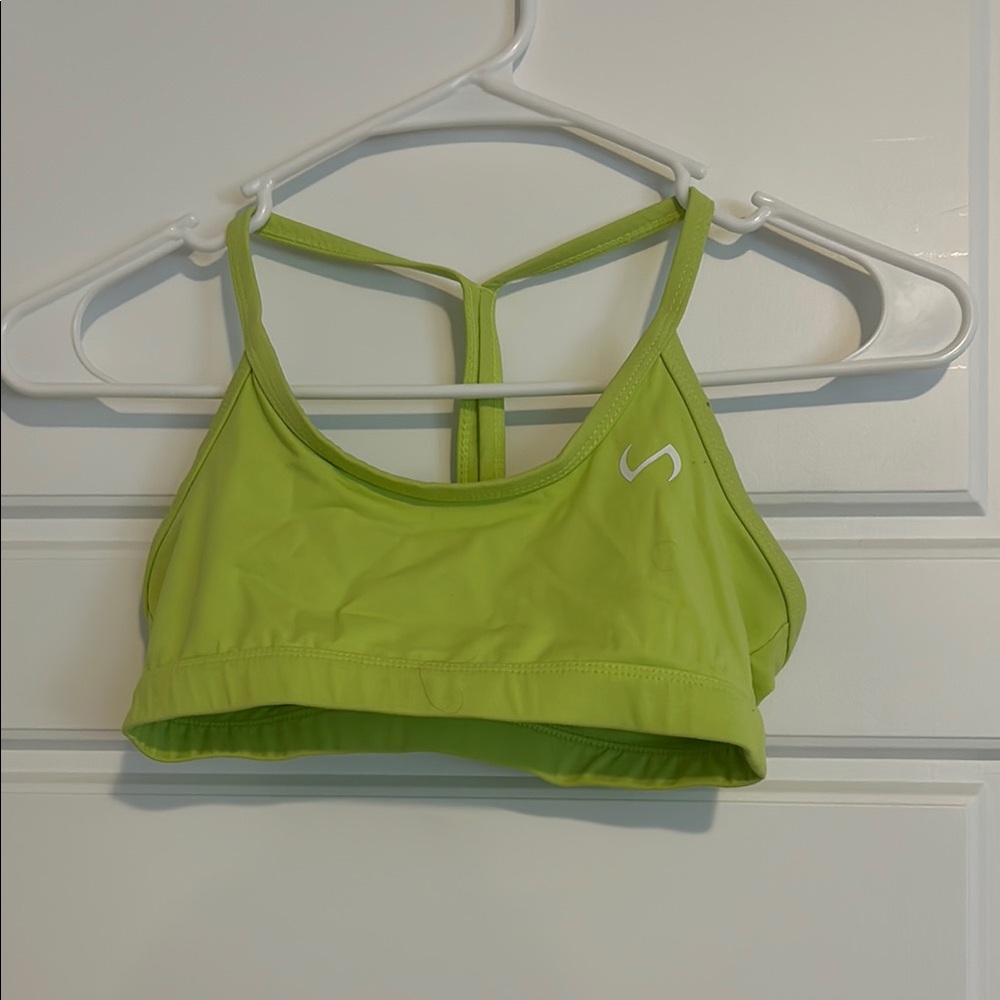 Green Sports Bra